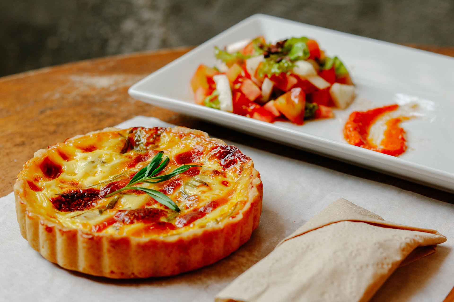 Smoked Salmon Tart